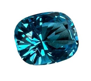 lot 21B image: 23.50 Carat Natural Blue Topaz (Cushion Cut) Retail $1,175