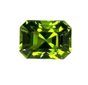 lot 12D image: 4.30 Carat Natural Peridot (Emerald Cut) Retail $645