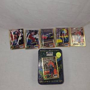 lot 104 image: Nascar Embossed Metal Card Set-Gordon