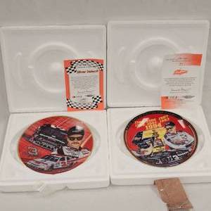 lot 109 image: 2 Dale Earnhardt Commemortive Plates