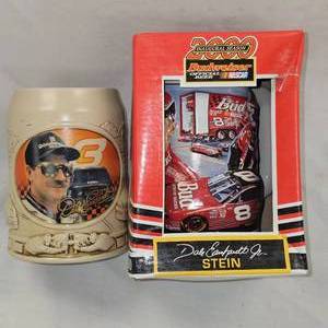lot 165 image: 2 Earnhardt Beer Steins as Pictured