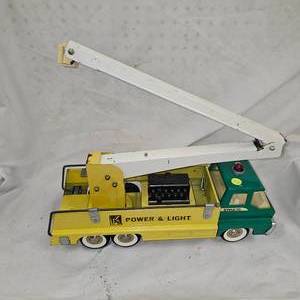 lot 219 image: Structo 1960s Power and Light Crane Truck
