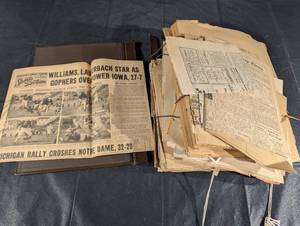 lot 21 image: Minneapolis Sunday Tribune Sports Section - 1942 Vintage Newspapers & Clippings