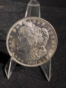 lot 54 image: 1921 Morgan Silver Dollar - One Dollar, 90% Silver