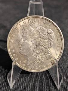 lot 89 image: 1921 Morgan Silver Dollar 90% Silver