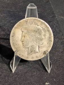 lot 91 image: Peace Dollar 1922 90% Silver