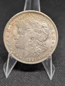 lot 116 image: Morgan Silver Dollar 1921 - U.S. One Dollar Coin, 90% Silver