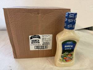 lot 264 image: 12x 16fl oz Pampa Ranch Dressing & Dip