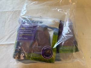 lot 29 image: 3pkx 16oz Grillers Dog Jerky Tenders-Duck