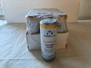 lot 61 image: 12x 8.1oz Cold Snap Vanilla Protein Shake