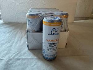 lot 62 image: 12x 8.1oz Cold Snap Vanilla Protein Shake
