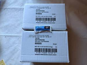 lot 76 image: 2x 200ct Vistar Mayonnaise