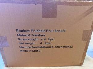 lot 85 image: Instructions Picture(Matches Box Contents-Box Says Foldable Fruit Basket