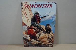 lot 149 image: Vintage Style Metal Sign - Winchester