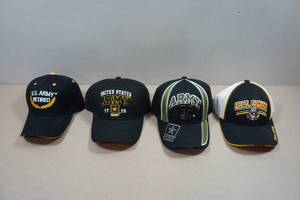 lot 171 image: 4 US Army Hats