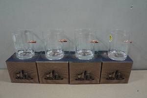 lot 173 image: Set of Four Lucky Shot Whiskey Glasses with Embedded Bullets