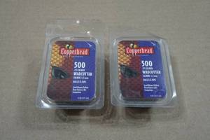 lot 179 image: 2 Packs Copperhead .177 Cal Lead Airgun Pellets
