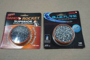 lot 181 image: 2 Packs Gamo .177 Cal Hunting Pellets