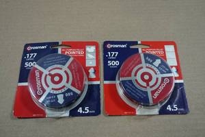 lot 183 image: 2 Packs Crosman .177 Cal Pointed Pellets
