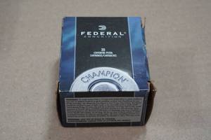 lot 217 image: 20 Federal Champion .45 Colt 225 Gr Semi-Wadcutter HP Ammo