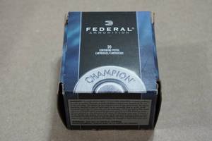 lot 218 image: 20 Federal Champion .45 Colt 225 Gr Semi-Wadcutter HP Ammo