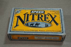 lot 254 image: Speer Nitrex .375 H&H Mag 285 Gr Grand Slam Ammo