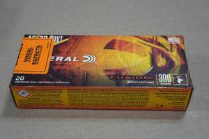 lot 268 image: 20 Federal Fusion .45-70 Govt 300 Gr Bonded SP Ammo