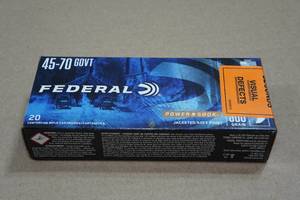 lot 272 image: 20 Federal Power-Shok .45-70 Govt 300 Gr JSP Ammo