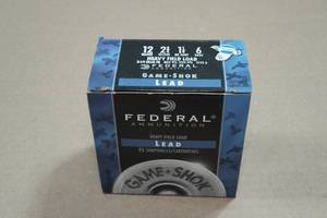 lot 310 image: 25 Federal Game Shok 12 Gauge Heavy Field 2-34 6 Shot Shotshells
