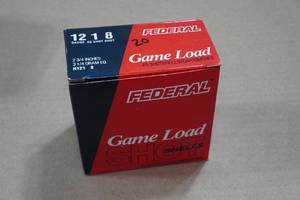 lot 312 image: 20 Federal Game Load 12 Gauge 2-34 8 Shot Shotshells