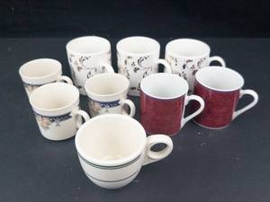 Demitasse Teacups - Set of 9