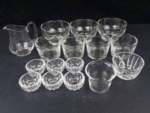 Glass Bowls - Clear Small Glass Bowls (Lot of 16)