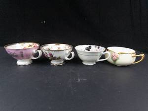 Teacups - Floral Patterns (Lot of 4)