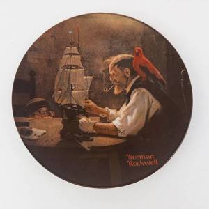 Knowles The Ship Builder Norman Rockwell Limited Edition Plate - Heritage Collection 9923 I