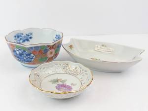 Lot of 3 Porcelain Dishes