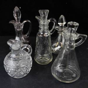 Glass Cruets (Lot of 5)