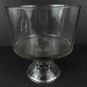 Anchor Hocking PresenceMonaco Trifle Bowl - Clear Glass, Pedestal, 8.25 in Dia