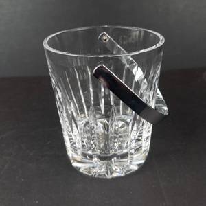 Ice Bucket - Vintage Cut Crystal With Swing Handle