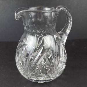 Waterford Crystal Pitcher - Cut Crystal Tankard Pattern - Vintage