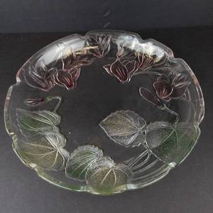 Crystal Clear Studios Casandra 14-Inch Buffet Platter - Made in Japan