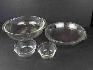 Pyrex Glassware Assorted Bowls - Corning NY USA - No Stove Top or Broiler