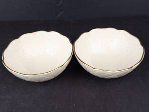Lenox Hand Decorated Bowls With 24K Gold - Made In USA