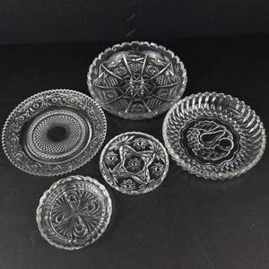 Crystal Dishes (Lot of 5)