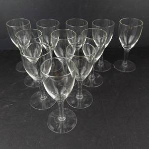 Clear Wine Glasses - 11-Piece Set