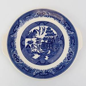 Royal China Willow Ware Blue Willow Plate - Underglaze - England