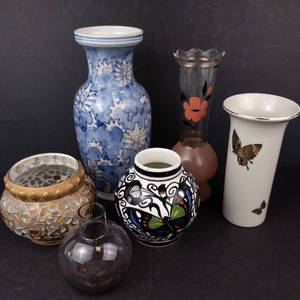 Assortment of Vases -  (Lot of 6)