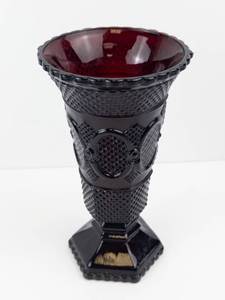 Avon 1876 Cape Cod Ruby Red Glass Vase