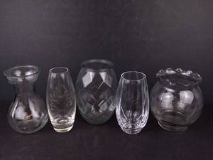 Glass Vases (Lot of 5)