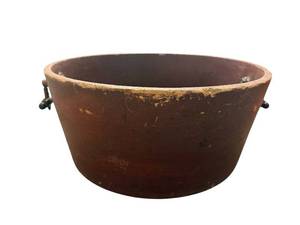 lot 118 image: Bowl 16x7 - Large Decorative Pot with Side Handles