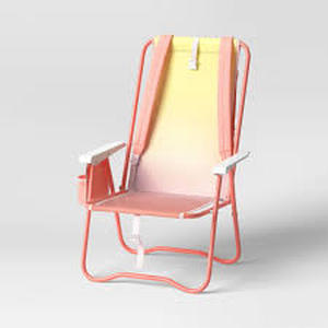 lot 52 image: Backpack Chair Pink Ombre - Sun Squad